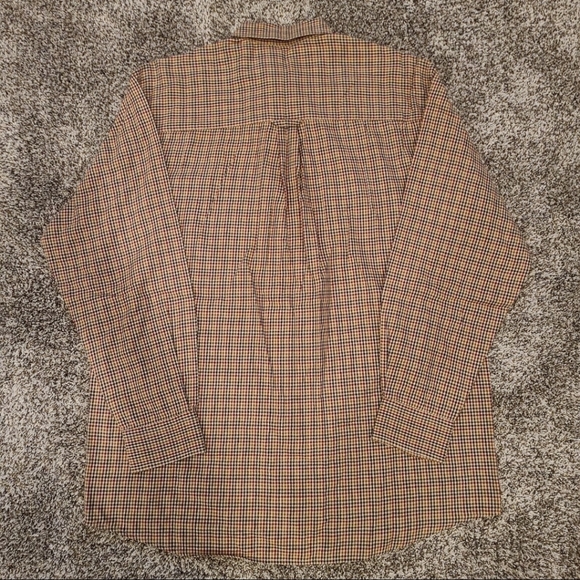 Pendleton Canterbury Cloth Wool Pima Cotton Plaid Flannel Shirt Button Up Red Lg - Picture 6 of 8